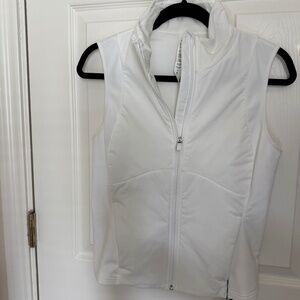 NWT lululemon Push Your Pace Vest White Size 8